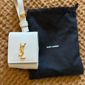 Ysl AirPods case with dustbag